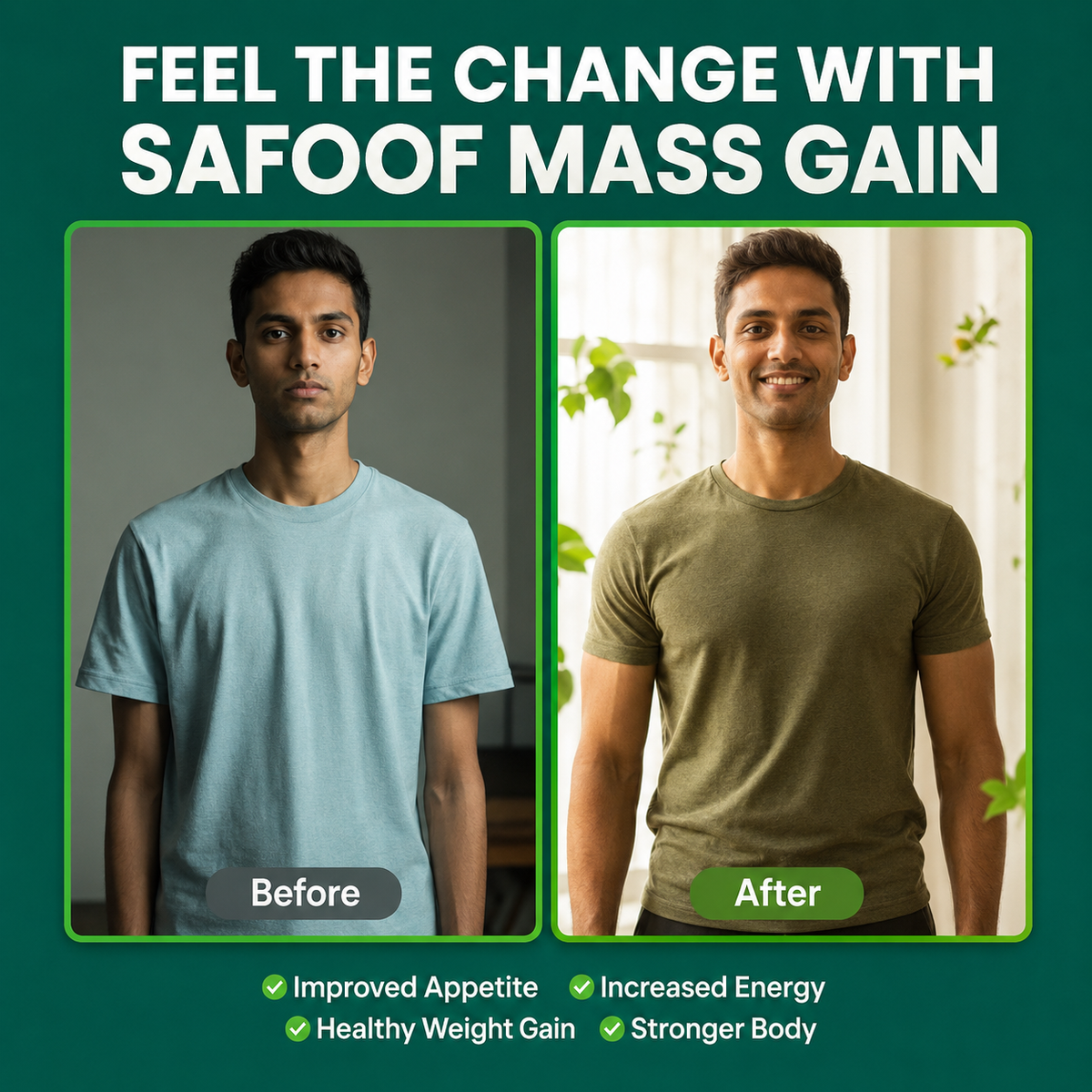 SAFOOF MASS GAIN ( 500 Gm/Half Kg )